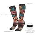 thumbnail image 4 of Balery Flower Crown Cat Calcetines novedosos Calcetines deportivos Calcetines hasta la rodilla Calcetines de algodón Calcetines originales y geniales, 4 of 6