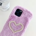 thumbnail image 5 of Plush Case Compatible with Samsung Galaxy A02S Fluffy Furry Case Cover,Faux Rabbit Bunny Fur Warm Winter Soft Silicone with Diamond Pearls 3D Handmade Phone Case,Yellow, 5 of 6