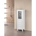 thumbnail image 2 of Design Element London 65" Tall Linen Cabinet Tower in White, 2 of 3