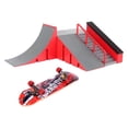 thumbnail image 2 of Mini patineta de dedo, rampa para patineta, novedad, modelo de ensamblaje múltiple real C, 2 of 9