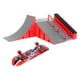 thumbnail image 2 of de rampa de patineta Juguetes Piezas de riel Práctica Mini diapasón Herramientas a Diapasones s de inicio Patineta de para regalos d , yotijar Dedo Skatepark, 2 of 10