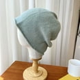 thumbnail image 3 of CoCopeaunt Autumn And Winter Pile Caps With Rolled Edges,Women With Korean Version Of Fashion Loose Thin Cold Cap, Baotou Knitting Wool Cap, 3 of 6