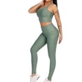 thumbnail image 6 of asdoklhq Yoga Pants for Women,Women Casual Solid Pocket Leggings Sports Nine-Point Yoga Pants, 6 of 9