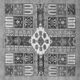 thumbnail image 1 of Ahgly Company Indoor Square Abstract Gray Modern Area Rugs, 6' Square, 1 of 4