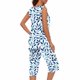 thumbnail image 5 of Conjunto de Verano para las Mujeres Impreso Cuello Redondo sin Mangas Y Pantalones, Casual Dos Piezas para las Mujeres, 5 of 8
