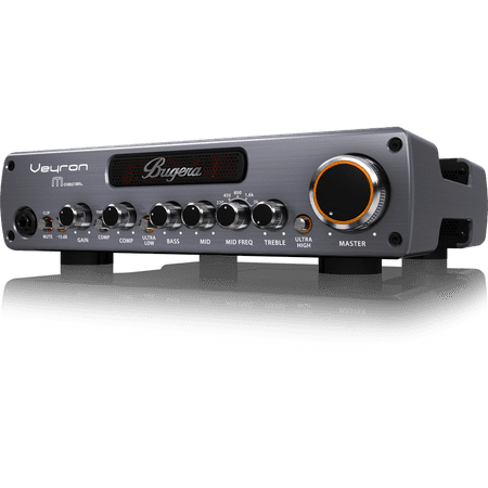 Bugera BV1001M Veyron Mosfet Ultra-Compact Class-D Bass Amplifier w/ Mosfet Preamp, Compressor, & Dynamizer - 2000