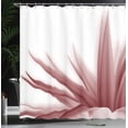 thumbnail image 3 of Ambesonne Flower Shower Curtain, Ombre Leaves Watercolor Art, 69"Wx75"L, Dried Rose, 3 of 4