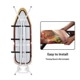 thumbnail image 4 of HELLHERO Christmas Snowman Ironing Board Cover 3 Fasteners Anti-Slip Quick Install Replacement Accessories(Not Heat Insulating), 4 of 5