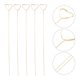thumbnail image 5 of GOOHOCHY 10 soportes metálicos para tarjetas de regalo, para ramos, para manualidades, con metal chapado, pinzas para flores., 5 of 8