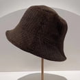 thumbnail image 6 of CoCopeaunts Mens Bucket Hat Small Brimmed Fisherman Hat for Women Autumn Winter Version Windproof Foldable Plain Bucket Caps, 6 of 8