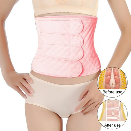 

harmtty Postpartum Girdle Fashion Lightweight Cloth After Pregnancy Belly Band Women Accessory Pink