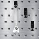 thumbnail image 4 of 10 ganchos de pared resistentes para herramientas de garaje, accesorios de tablero perforado para organizar palas, rastrillos, escaleras y sillas plegables., 4 of 5