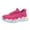 Hot Pink, variant on Shadoumai Girls Sneakers For Kids Breathable Mesh Running Shoes Lightweight Comfortable Casual Sports Shoes Toddlers Children Non Durable