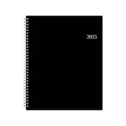 2025 Blue Sky Weekly/Monthly Appointment Book Planning Calendar, 8-1/2" x 11", Black, January To December