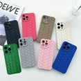 thumbnail image 2 of Vintage Woven Pattern Mobile Phone Case, New Advanced Sense of Solid Color, Finewove, for IPHONE 15 Pro Max, for IPHONE 14, 13, 12 Pro, 2 of 6