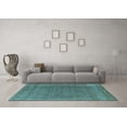 thumbnail image 3 of Ahgly Company Indoor Rectangle Oriental Light Blue Industrial Area Rugs, 8' x 12', 3 of 4