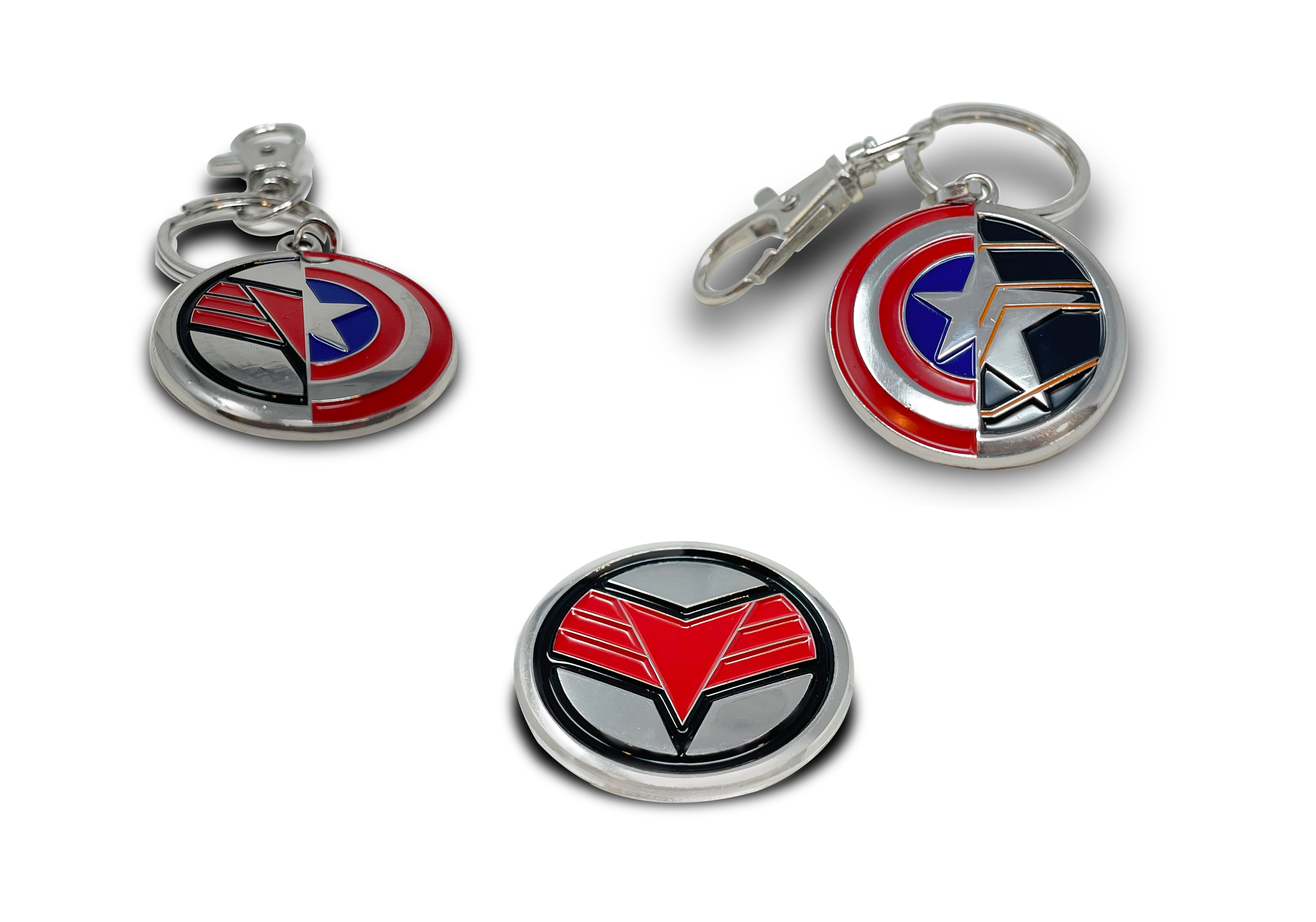 Logo Alloy Key Chains Keychain Keyring Marvel The Avengers SHIELD S.H.I.E.L.D 