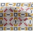 thumbnail image 4 of oneOone Tissu en Viscose Chiffon Imprimé Géométrique Ikat BTY 42 Pouces de Large, 4 of 4