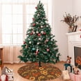 thumbnail image 7 of Rateoe Chicken And Rooster Print Christmas Tree Skirt 48" for Xmas Holiday New Year Party Circle Tree Mat Ornaments Decoration, 7 of 7