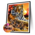 thumbnail image 2 of Wdftyju Kit de pintura de diamantes 5D tigre mamá y bebés taladro redondo completo Rhinestone arte DIY Wdftyju 6yr9tg1ma2lk6yj0, 2 of 9