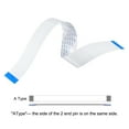 thumbnail image 4 of Uxcell 11.81'' 45 Pins FFC FPC Flat Flexible Cable (A Type) for LCD Laptop Plastic White 5pcs, 4 of 5