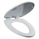 thumbnail image 1 of asiento para baño cierre lento permajuste y facil limpia y cambia diseño esculturado rainfall, 1 of 5
