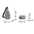 thumbnail image 4 of ¡Últimas Unidades!, Mochila de moda de tres piezas, mochila para hombre, de negocios, con carga USB, para ordenador portátil, bolsa para estudiantes de alta capacidad Akmoler, 4 of 9