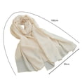 thumbnail image 4 of Yesbay Women Summer Scarf Large Long Lightweight Beach Gauze Shawl Wrap Thin Long Shawl Daily Wear, 4 of 6