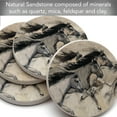 thumbnail image 6 of Thirstystone Horses in Motion Round Natural Sandstone Coaster 4-Pack, 6 of 6