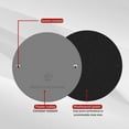 thumbnail image 3 of ENERLITES 4” Diameter Round Weatherproof Cover, Blank Metal Wall Plate for Outdoor Use, Corrosion Resistant, Size 4.3” x 3.46", 7740-WP, Gray, 3 of 5