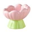 thumbnail image 1 of Comedero para mascotas con diseño y resistente forma de tulipán. Accesorio de alimentación. Comedero e inclinado para perros y gatos Tazón alto, 1 of 8