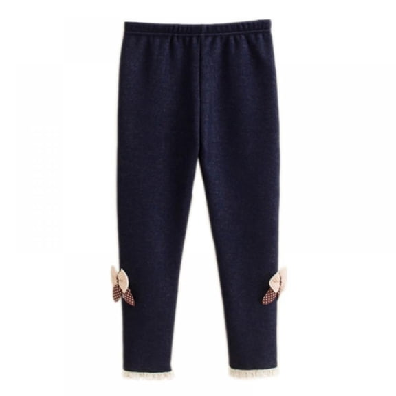 LOVEBAY Girls Winter Leggings Pants Comfortable Warm Stretchy Tights Pants for Kids Girls Basic Full Length Warm Pants