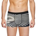 thumbnail image 5 of Calzoncillos tipo bóxer transpirables para hombre, ropa interior, regalo, Sun Moon Star, 5 of 5