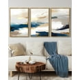 thumbnail image 2 of Drsoum Large Multicolor Abstract Wall Art 16x24in3pcs Natural Framed Modern Minimalist Painting Art Graffiti Artwork, 2 of 6