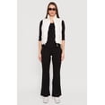 thumbnail image 3 of Women's Almost Famous Quilted Puffer Vest with Bows, 3 of 5
