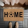 thumbnail image 4 of Outdoor Welcome Mat Sports Rugby Carpet Soccer Home inside Door Mats for Home Entrance House Warming Gift Personalized Home Decor 16x24IN Summer Door Mats Coir Door Mat for Home Entrance Decoration, 4 of 4