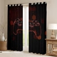thumbnail image 2 of Feelyou Game Console Lover Black Out Curtains, Modern Honeycomb Geometry Curtains Pack of 2 (42x63 Each), Teen Boy Girl Kid Bedroom Curtains, Blackout Curtains Home Decor, 2 of 6