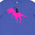 thumbnail image 4 of Inktastic Princess Riding Her T-rex Youth T-Shirt, 4 of 5
