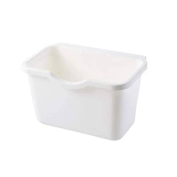 Hanging Trash Can for Kitchen Cabinet Door Mini Garbage Bin Hanging Kitchen Waste Bin Over Cabinet Garbage Bowl Holder Trash Containers Hanging Trash Holder Kitchen Drawer