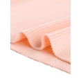 thumbnail image 6 of MODA NOVA Juniors Turtle Neck 3/4 Ruffle Sleeves Pullover Slim Rib Knit Sweater, 6 of 6