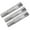 4 Pieces, variant on yotijay Grill Heat Plates Shield Heat Deflector Silver Stainless Iron Heat Tent for Most 2 Pieces