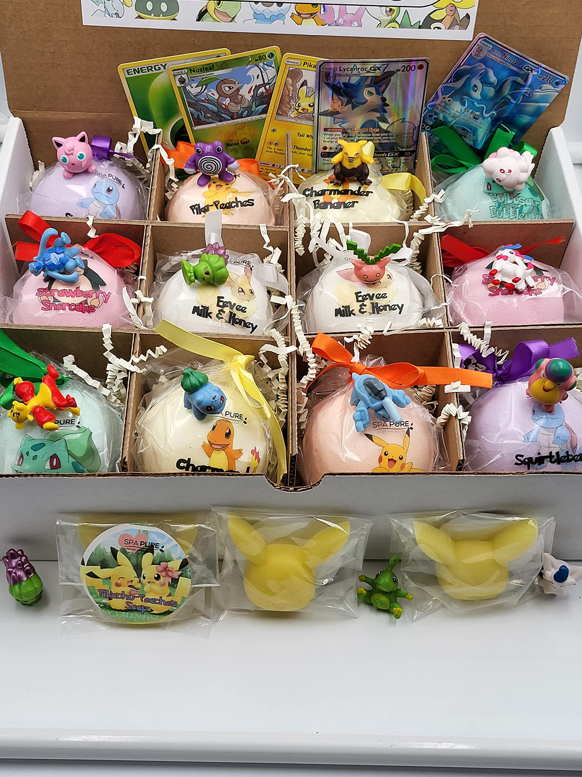 Bath Bomb Fizzies with Surprise: Poke-Ball Toys Inside Bath Bombs, Huge ...