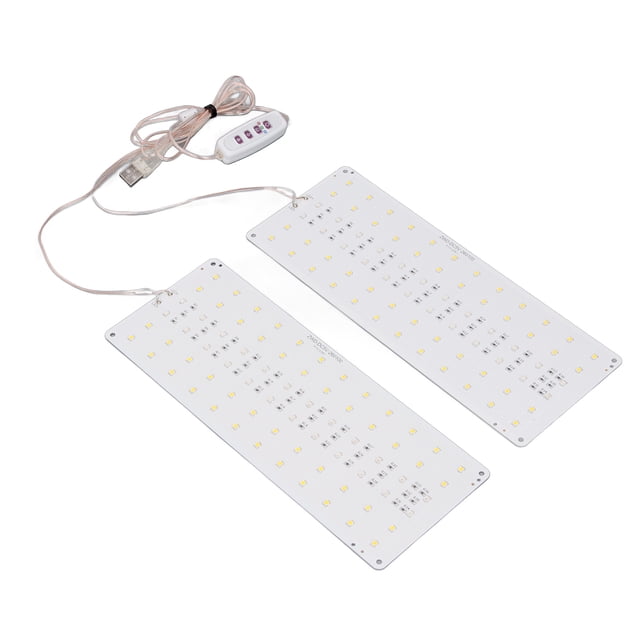 Luz De Luz De Cultivo De Plantas, Lámpara De Cultivo De aleación De Aluminio Para La Planta Debajo Del Gabinete, Luz LED Regulable Del Espectro Completo Adecuado Para