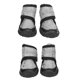 thumbnail image 2 of Protectores de patas antideslizantes para exteriores para mascotas pequeñas, medianas y grandes, color gris, botas impermeables para perros de 6 cm/2,4 pulgadas, 2 of 8