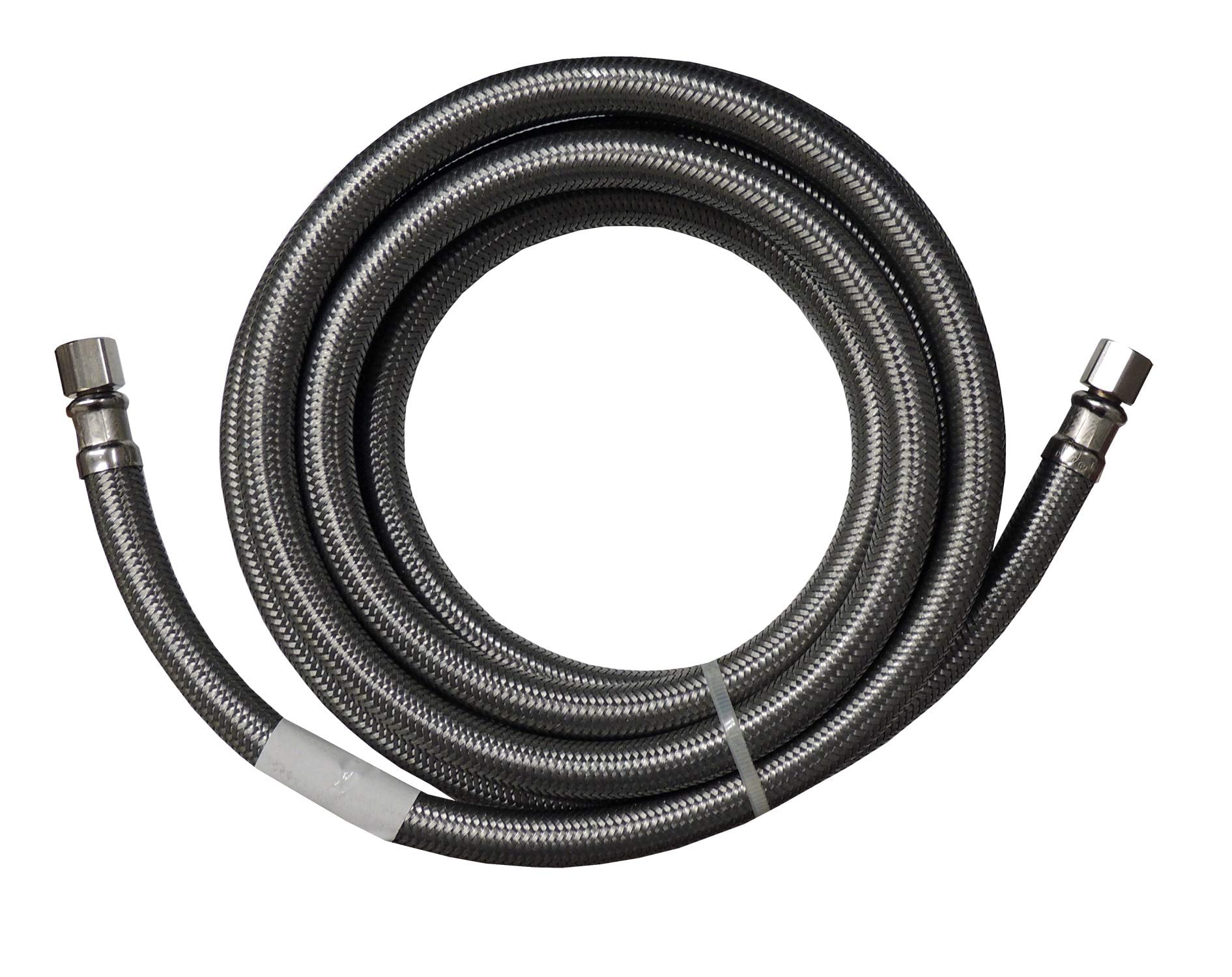 10 Foot (120 In) Refrigerator Icemaker Ice Maker Stainless Steel Inlet Fill Hose