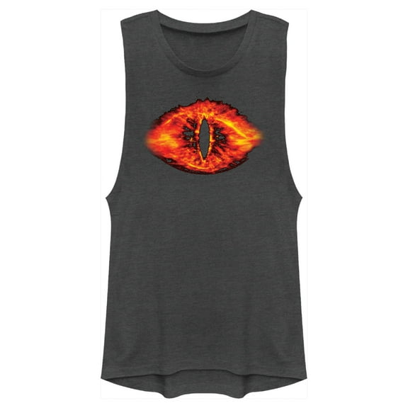 Junior's The Lord of the Rings Fellowship of the Ring Eye of Sauron  Festival Muscle Graphic Tee Charcoal X Small