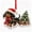 F, variant on 2D Acrylic Flat Christmas Ornaments Tree Hanging Decorations