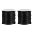 thumbnail image 1 of Unique Bargains Elastic Cord DIY Making Stretchy String Craft Wire, Black, 2 Rolls, 1 of 6