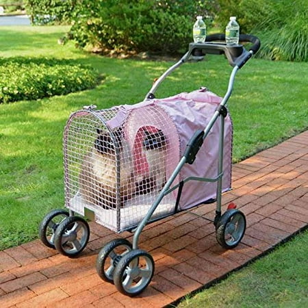 Kittywalk 5th Ave Pink Pet Stroller