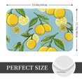 thumbnail image 2 of Balery Lemon Felpudo de franela, resistente a las manchas y a la decoloración, para uso interior y exterior, fácil de limpiar, 40 x 60 cm, 2 of 7